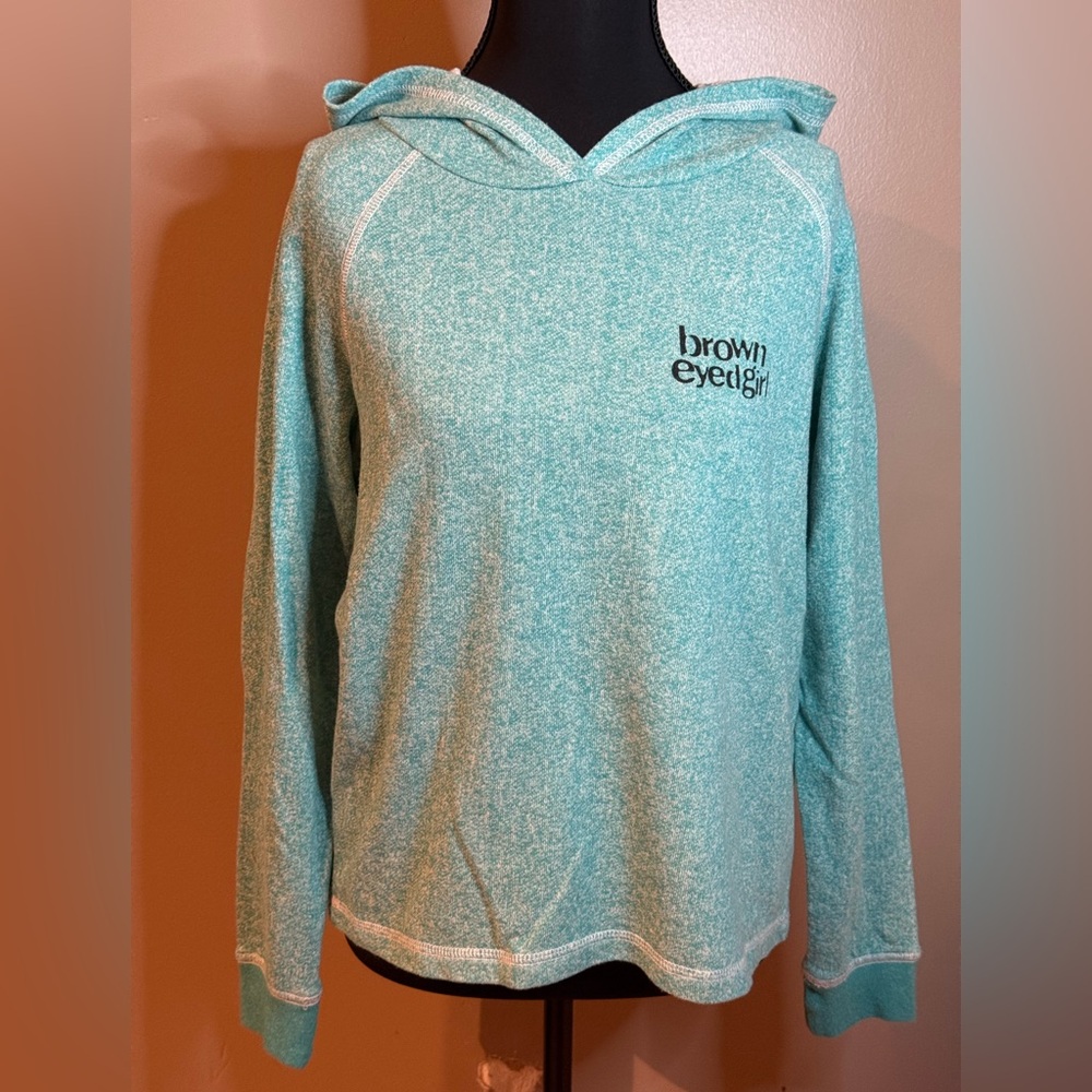 Brown Eyed Girl Surf Hoodie – Turquoise 🏄♀️💙